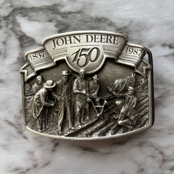 John Deere Other - Vintage John Deere Belt Buckle 150th Anniversary 3038